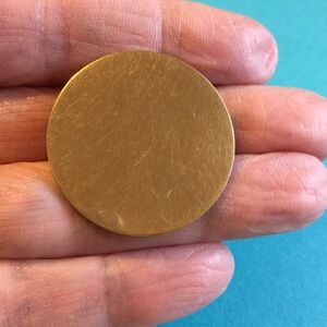 ANSON 12K Gold Filled Round Brooch Vintage